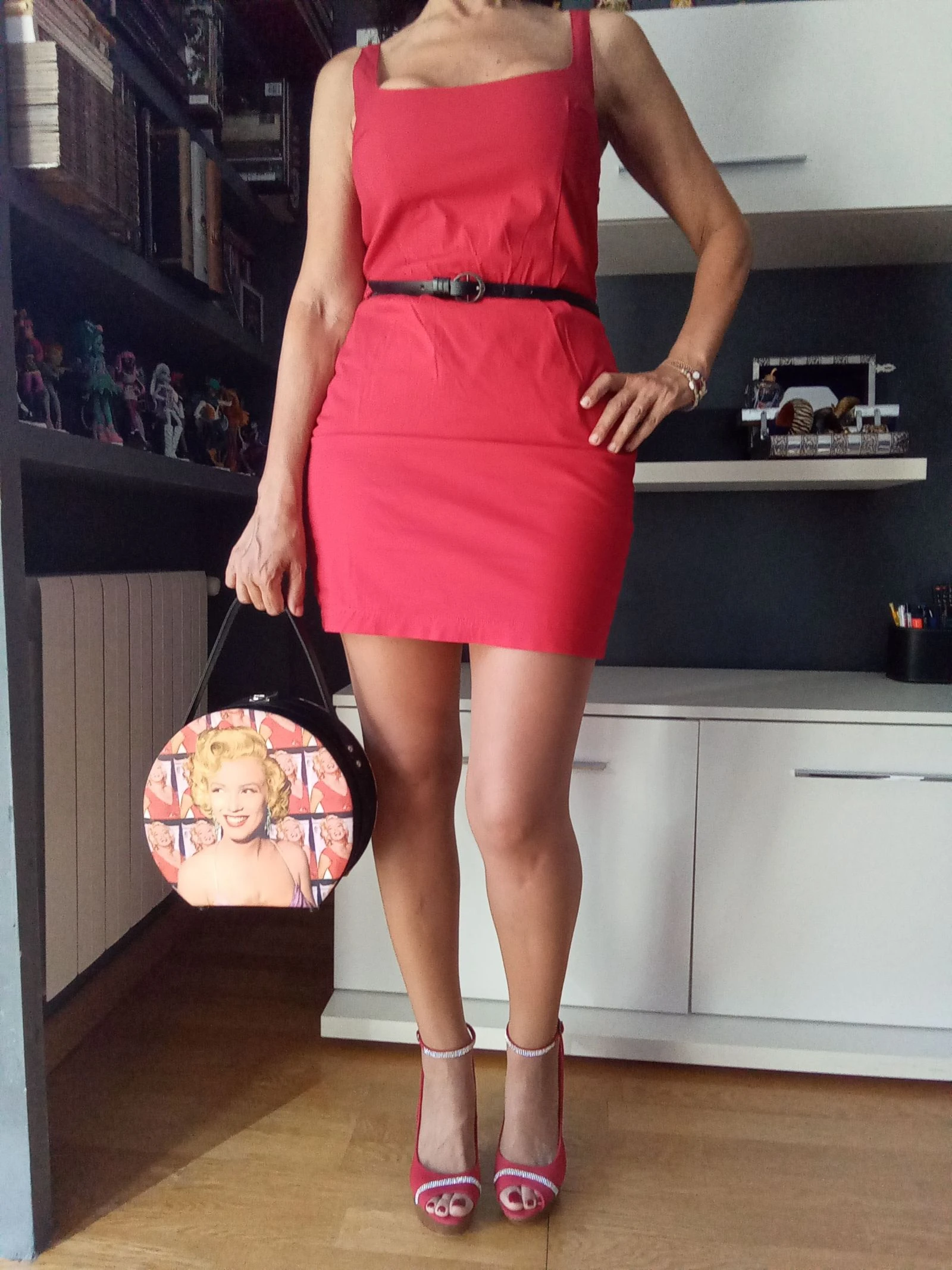 Red summer short dress – photo 11